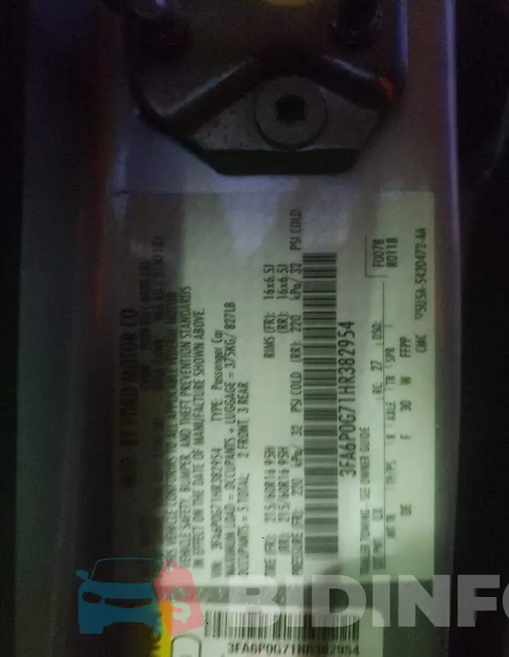3FA6P0G71HR382954 Photo# 12