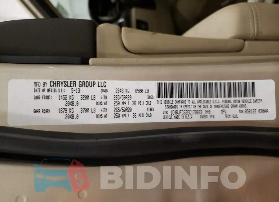 1C4RJFCG2EC178823 Photo# 13