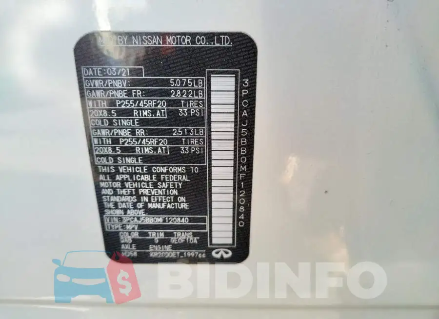 3PCAJ5BB0MF120840 Photo# 10