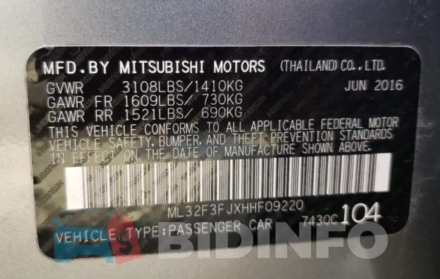 ML32F3FJXHHF09220 Photo# 10