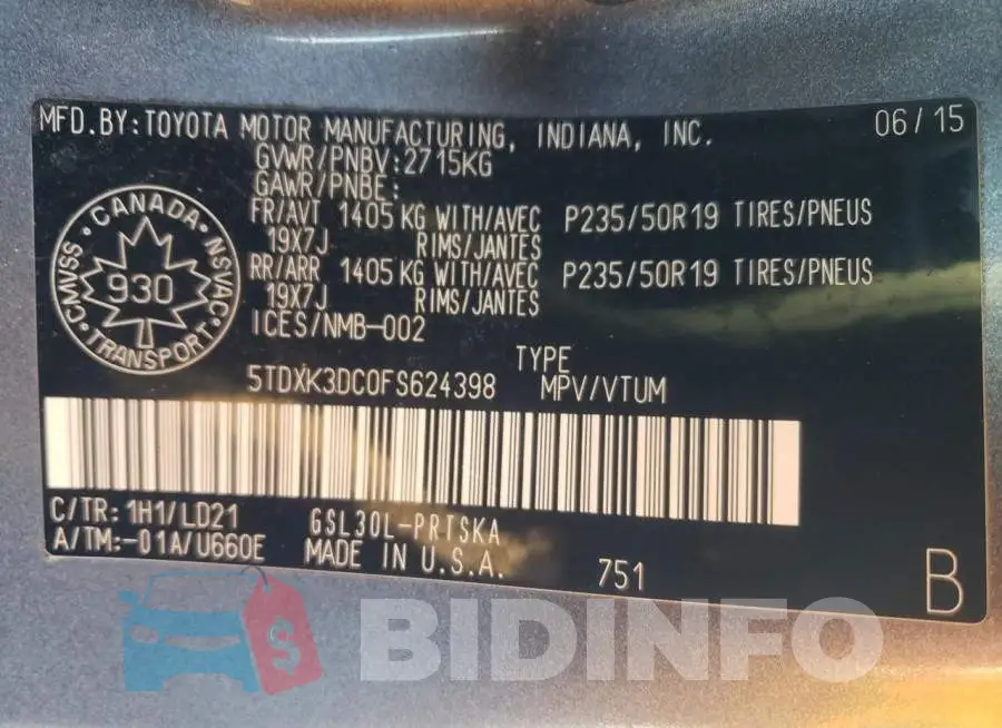 5TDXK3DC0FS624398 Photo# 14