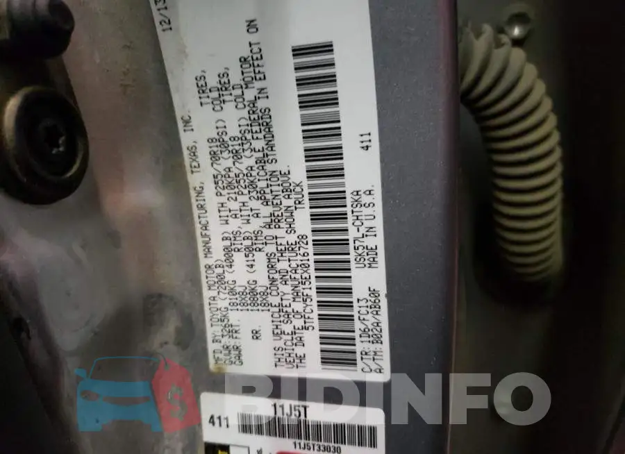 5TFCY5F15EX016728 Photo# 12