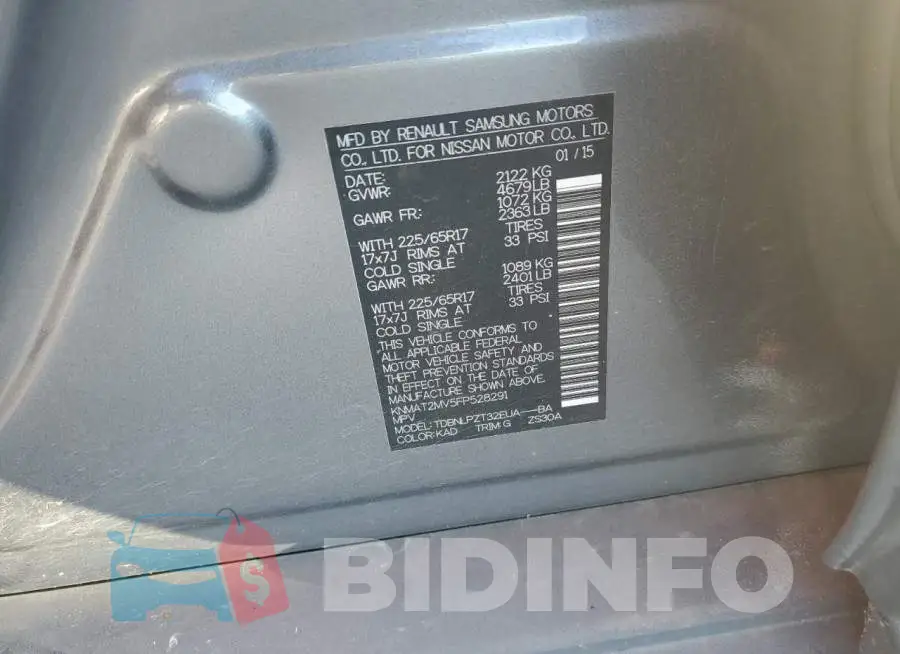 KNMAT2MV5FP528291 Photo# 13