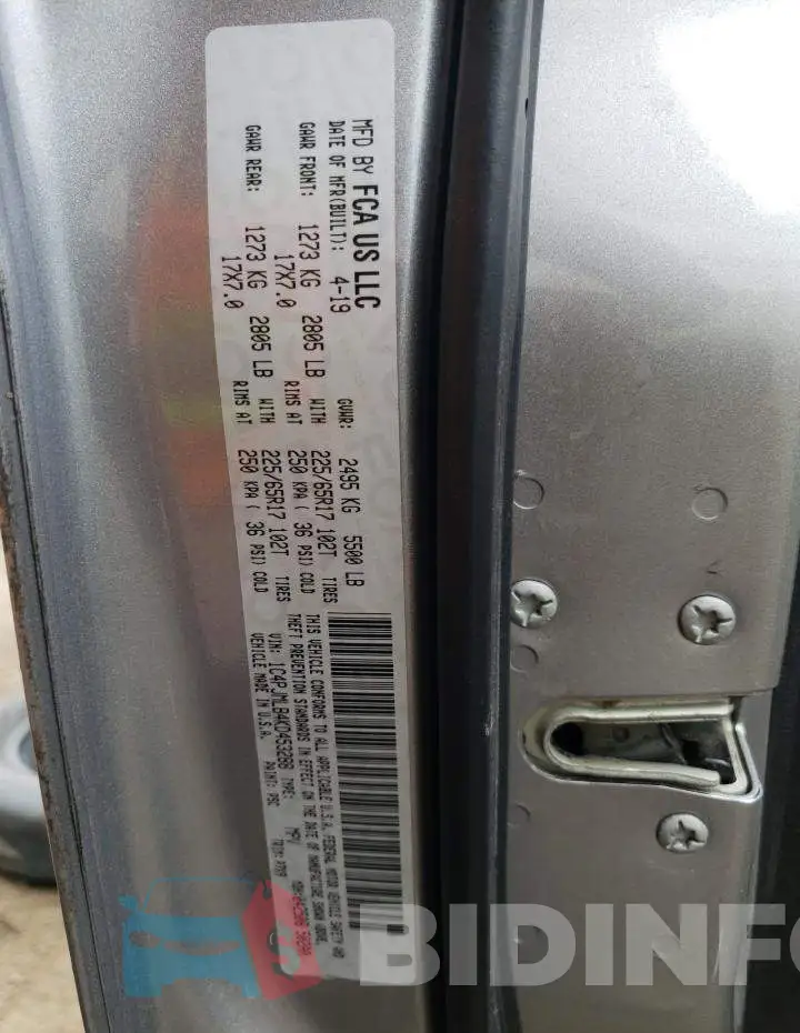 1C4PJMLB4KD453288 Photo# 13