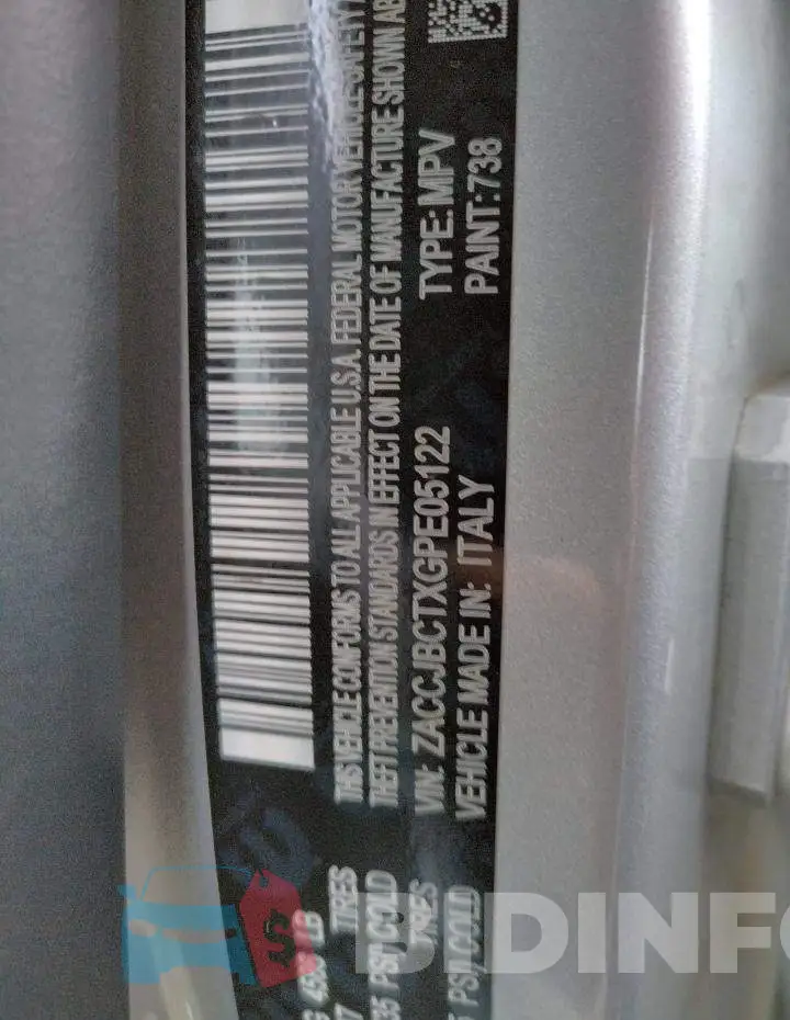 ZACCJBCTXGPE05122 Photo# 13