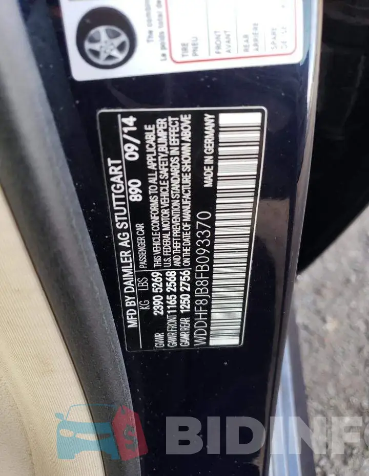 WDDHF8JB8FB093370 Photo# 12