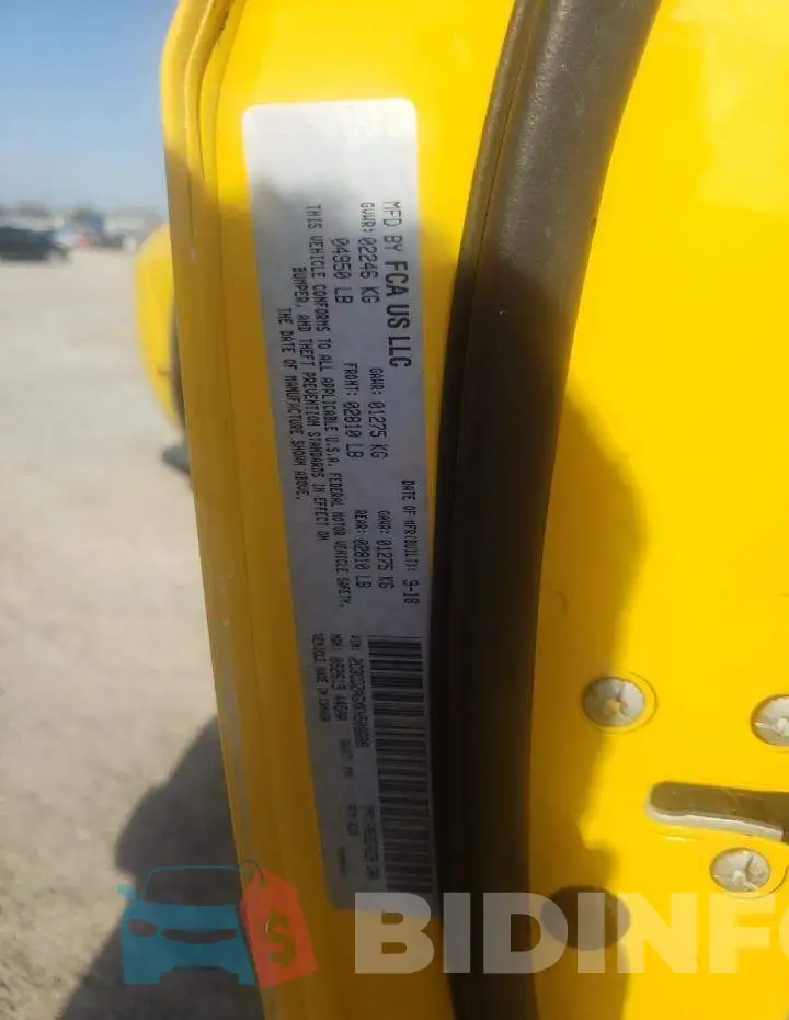 2C3CDZAGXKH508688 Photo# 12