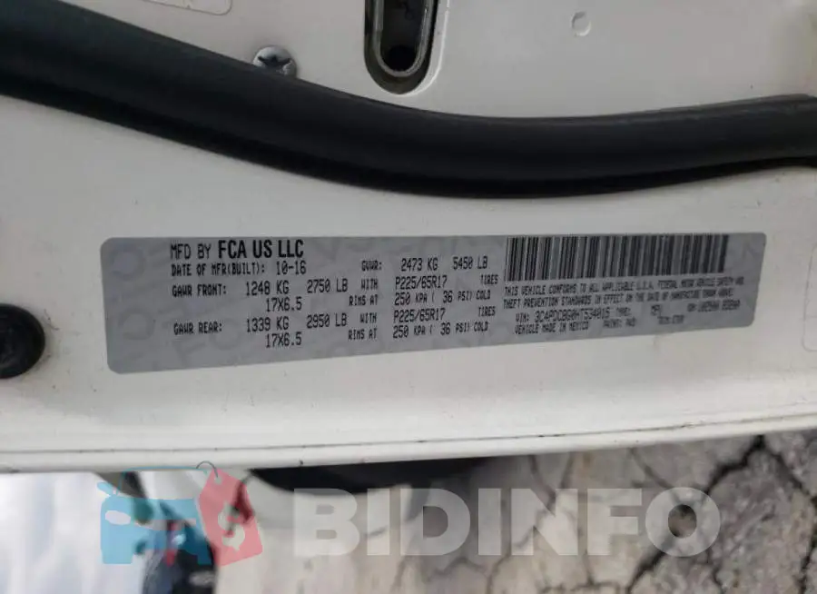 3C4PDCBG0HT534015 Photo# 10