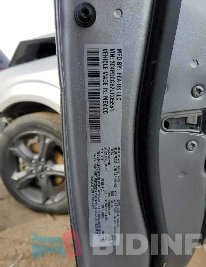 3C4PDCGB2LT265554 Photo# 13