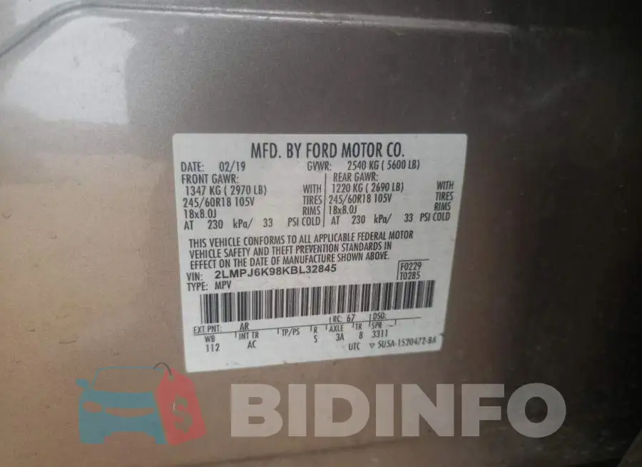 2LMPJ6K98KBL32845 Photo# 12