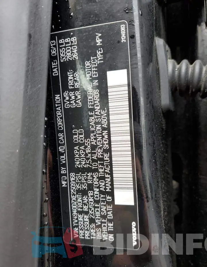 YV4940DZXE2509168 Photo# 13