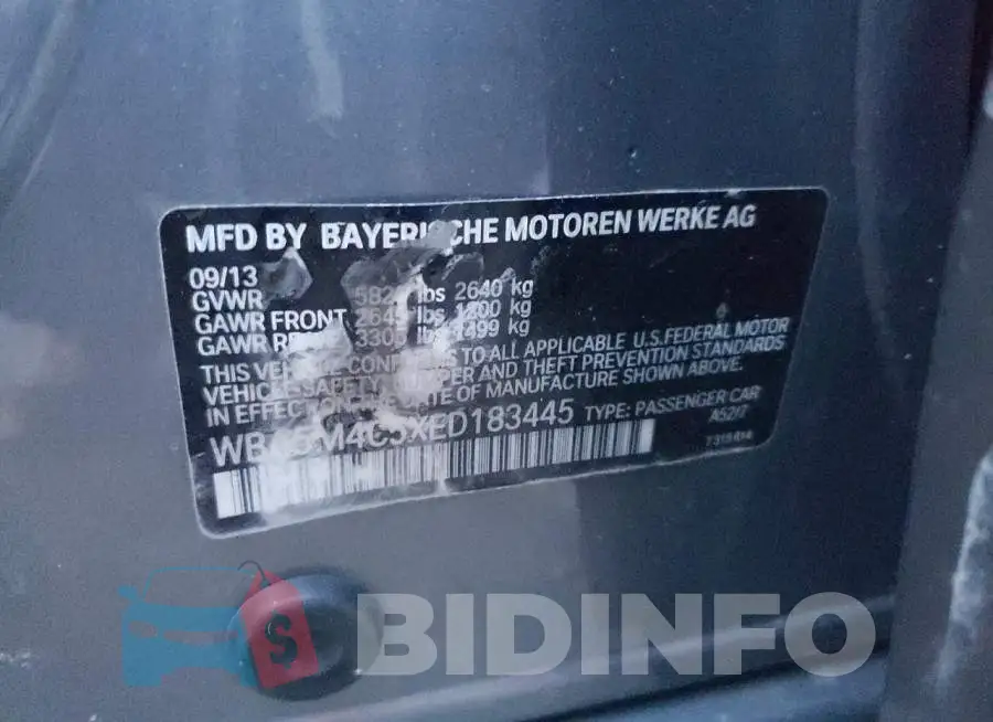 WBA5M4C5XED183445 Photo# 12