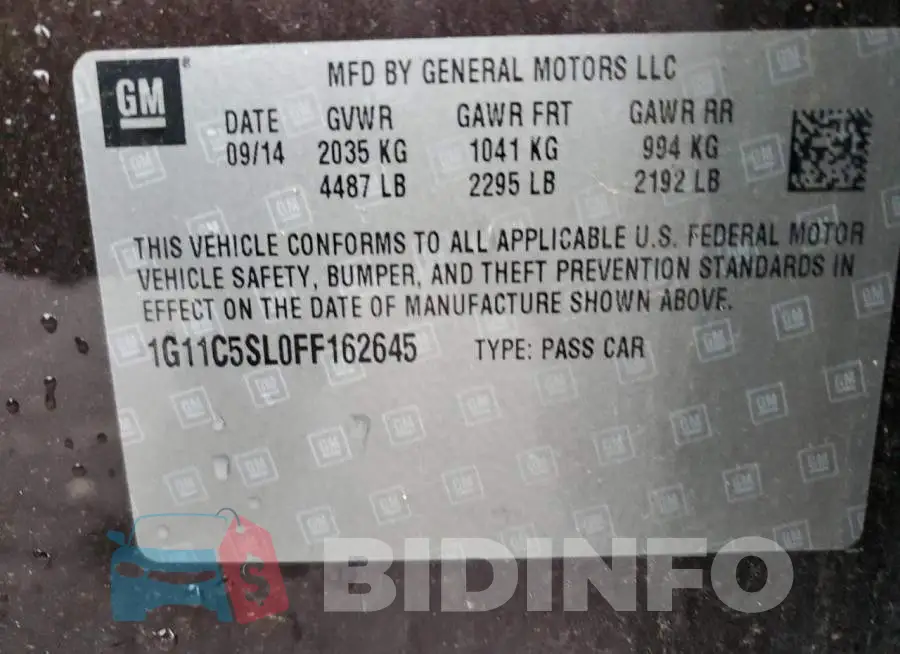 1G11C5SL0FF162645 Photo# 12