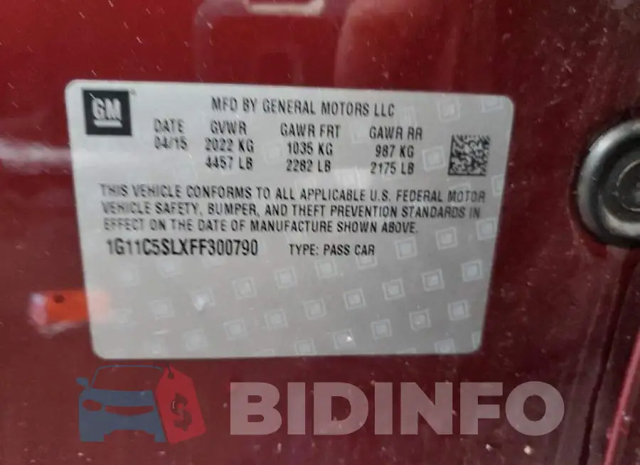 1G11C5SLXFF300790 Photo# 12