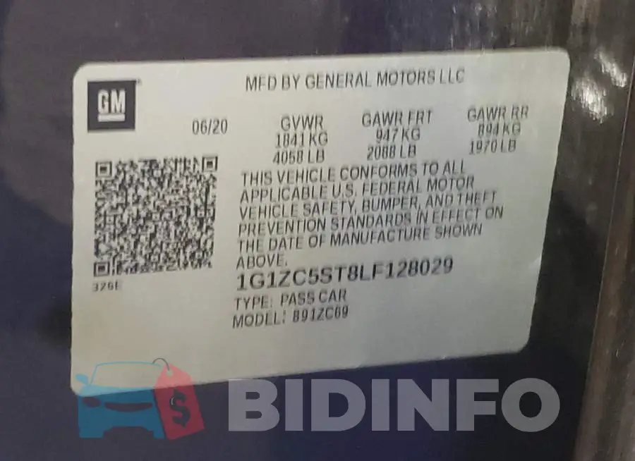 1G1ZC5ST8LF128029 Photo# 13