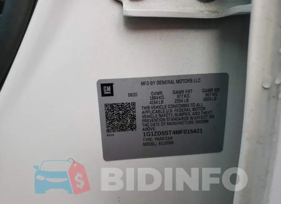 1G1ZD5ST4MF015421 Photo# 10