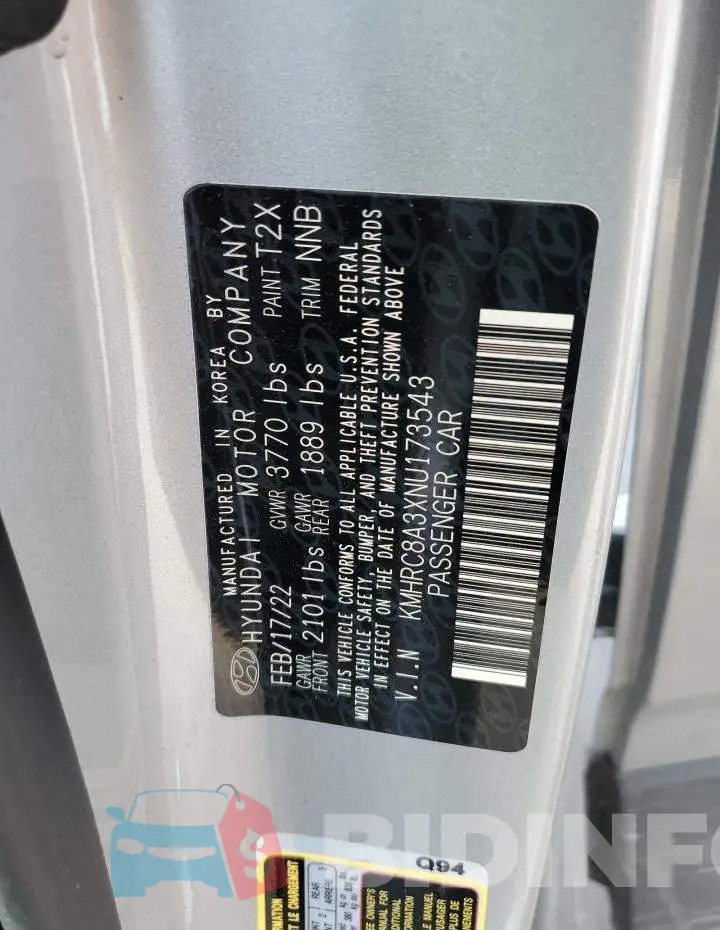 KMHRC8A3XNU173543 Photo# 12