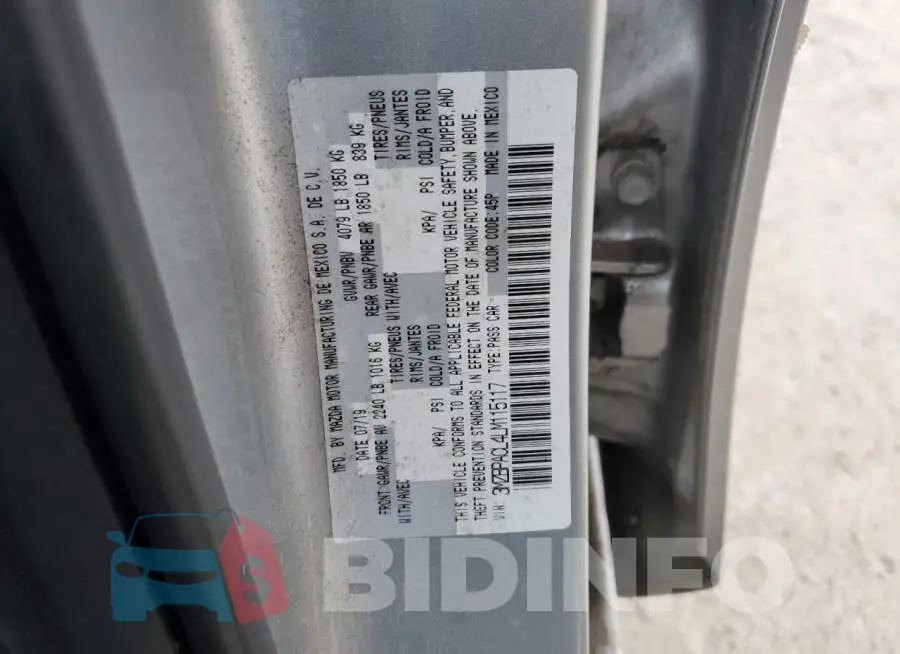 3MZBPACL4LM115117 Photo# 12