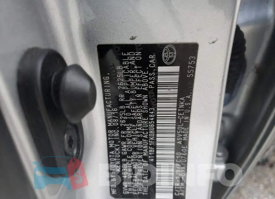 4T1BF1FK0HU654843 Photo# 13