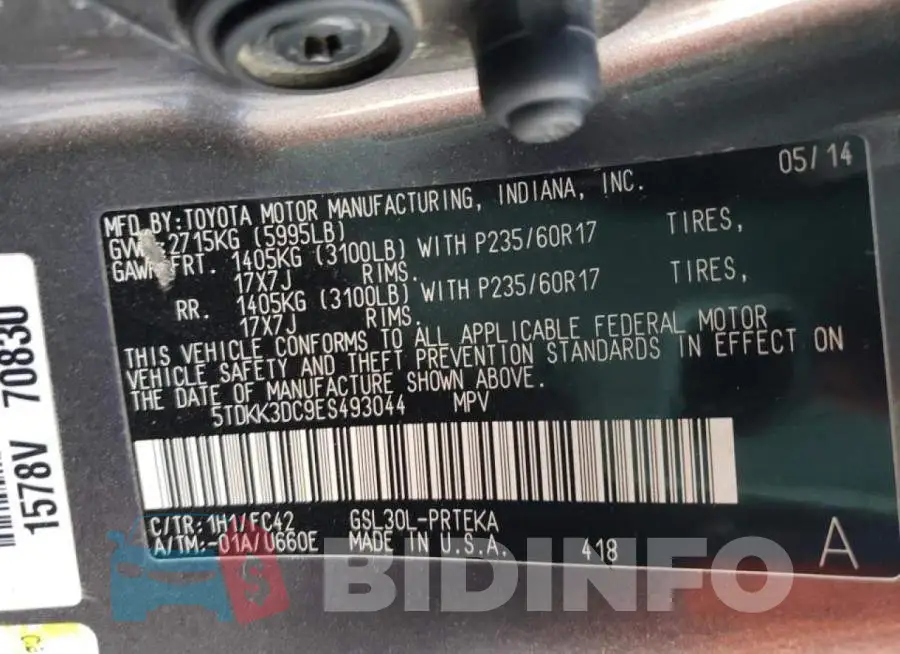 5TDKK3DC9ES493044 Photo# 13
