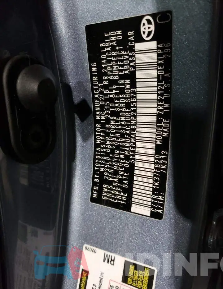 5YFEPMAE8MP215673 Photo# 12