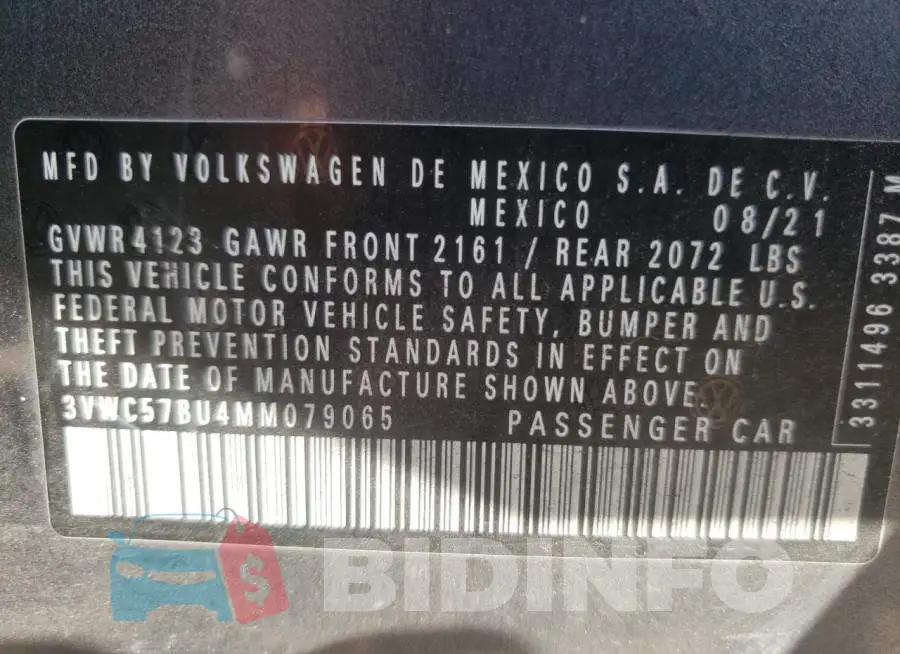 3VWC57BU4MM079065 Photo# 12