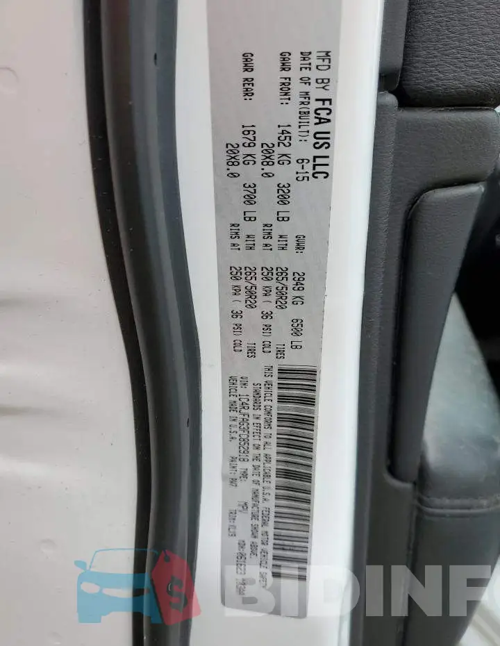 1C4RJFAG3FC852918 Photo# 10