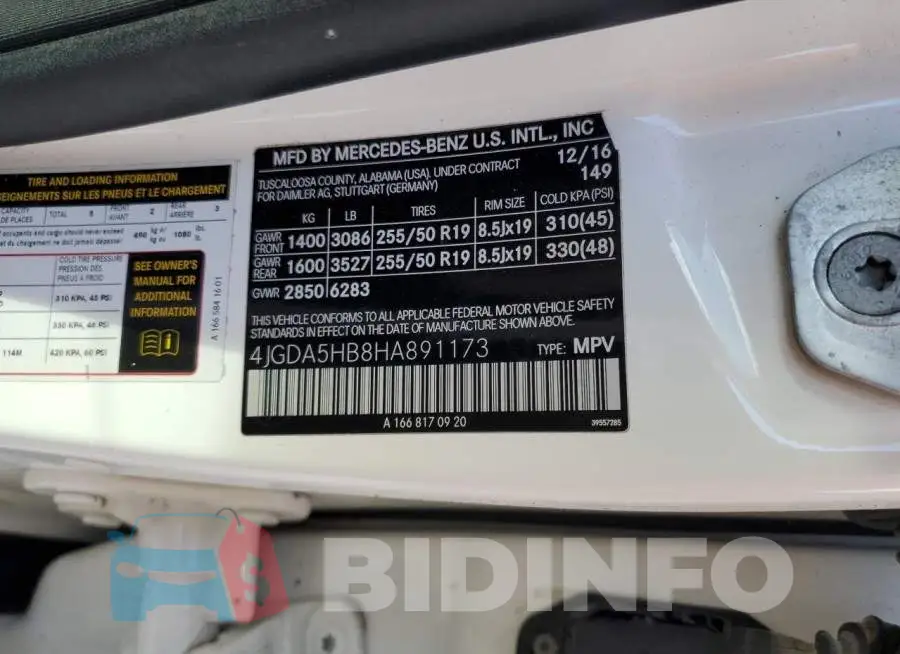 4JGDA5HB8HA891173 Photo# 10
