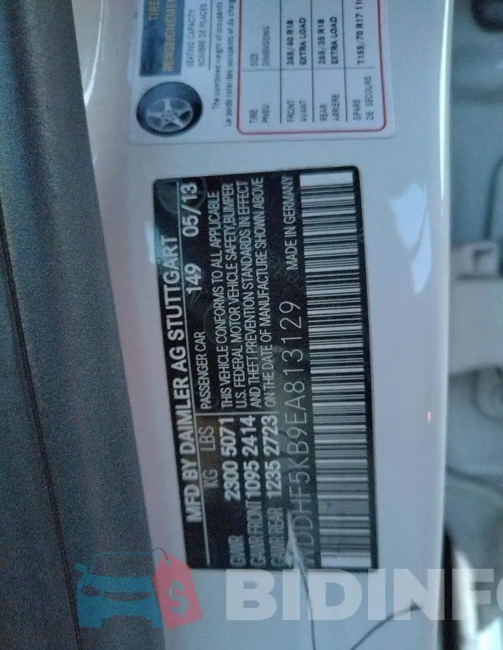 WDDHF5KB9EA813129 Photo# 13