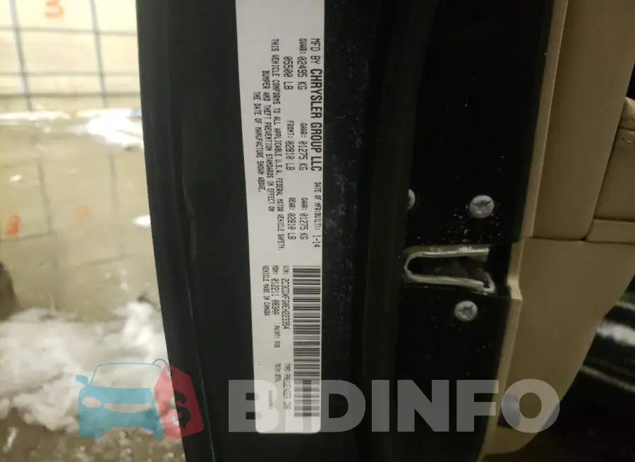 2C3CDXFG0EH223354 Photo# 12