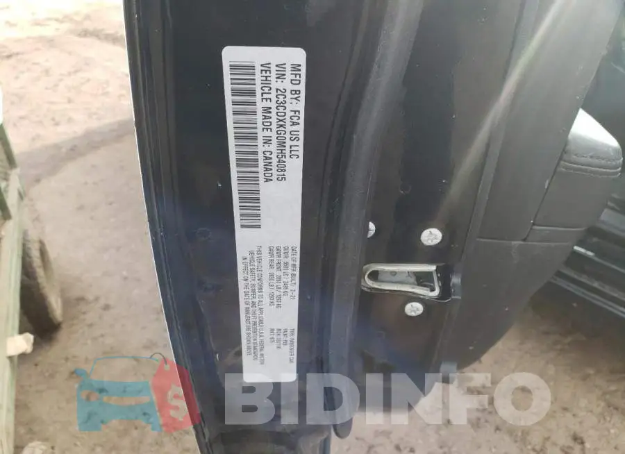 2C3CDXKG0MH540815 Photo# 12