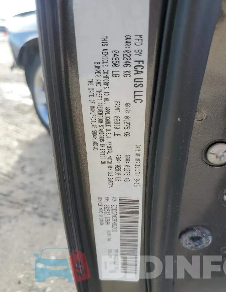 2C3CDZAG2FH912431 Photo# 12