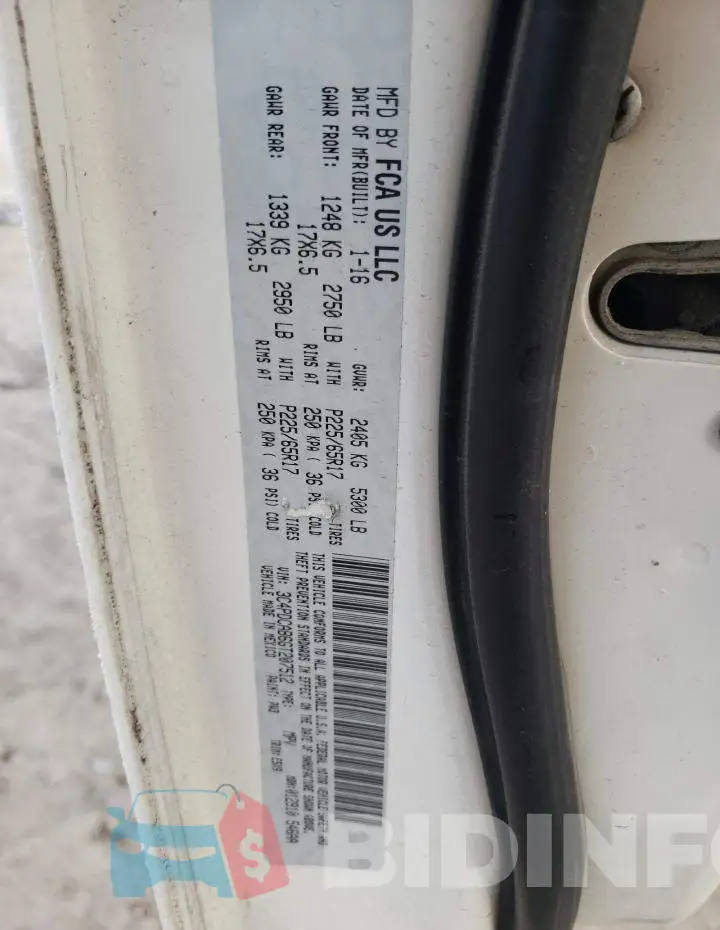 3C4PDCAB6GT207512 Photo# 13