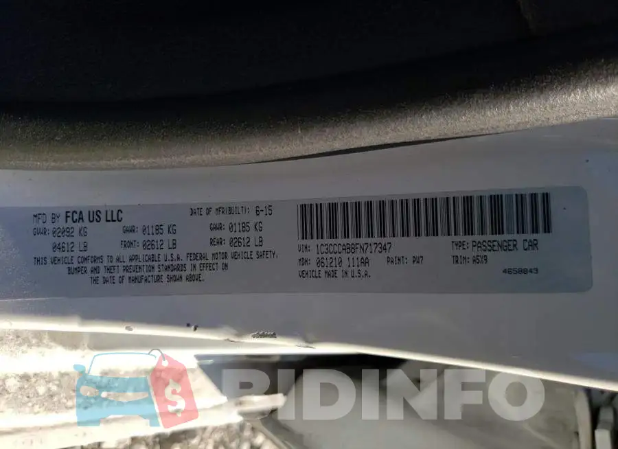 1C3CCCAB8FN717347 Photo# 12