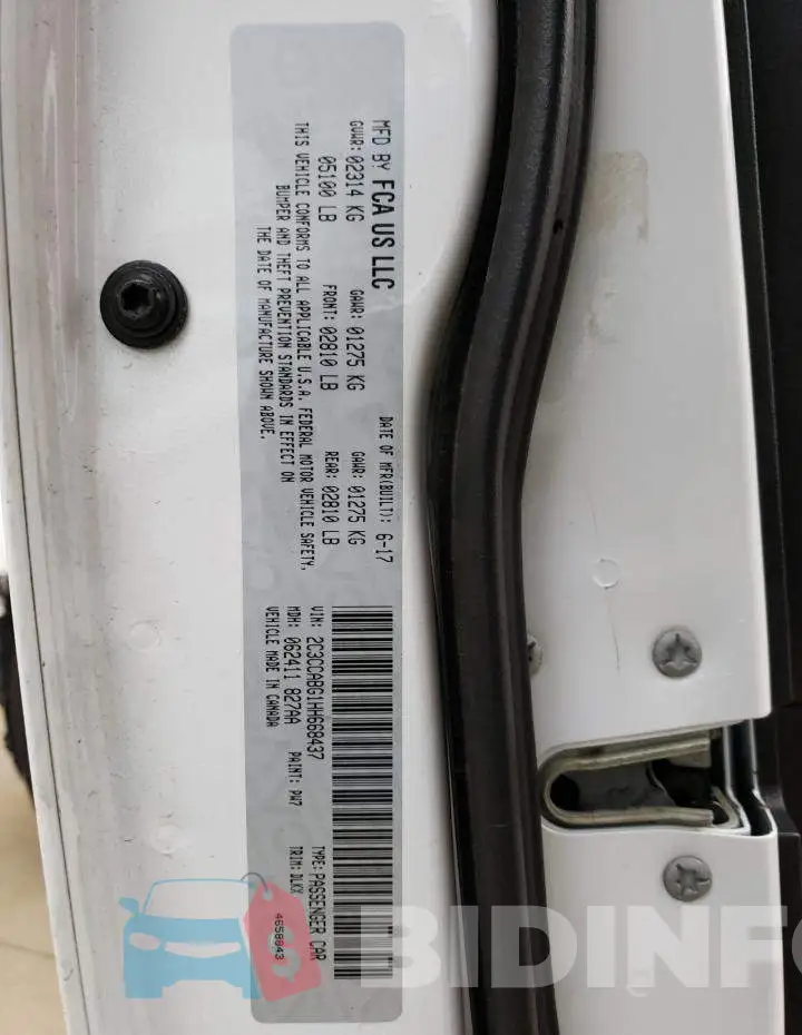 2C3CCABG1HH668437 Photo# 13