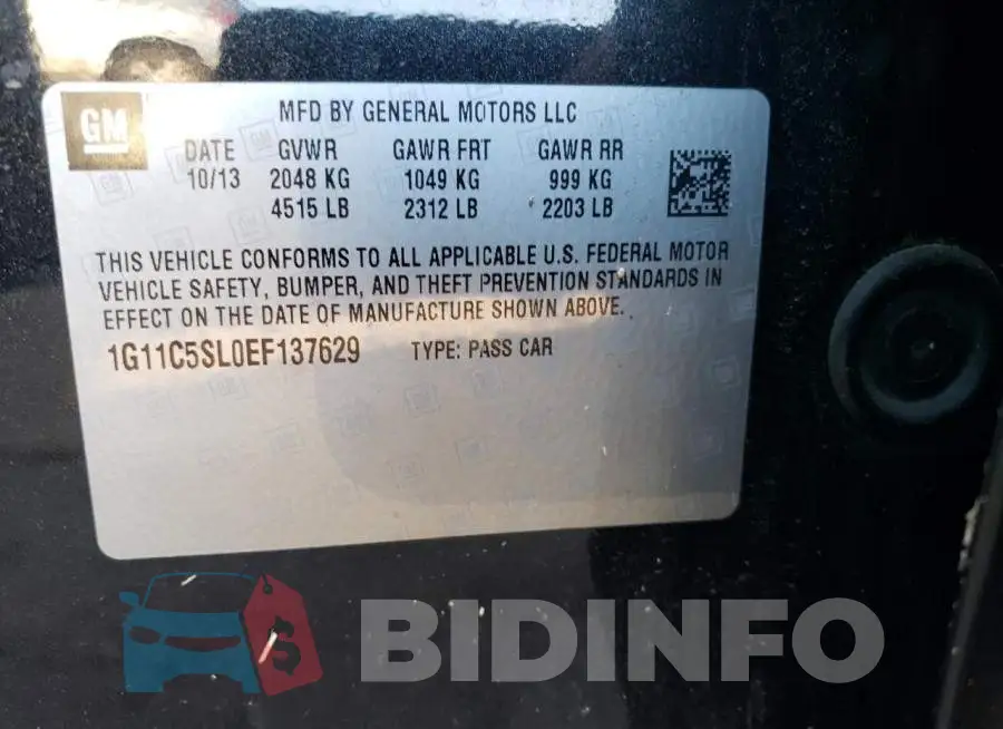 1G11C5SL0EF137629 Photo# 12
