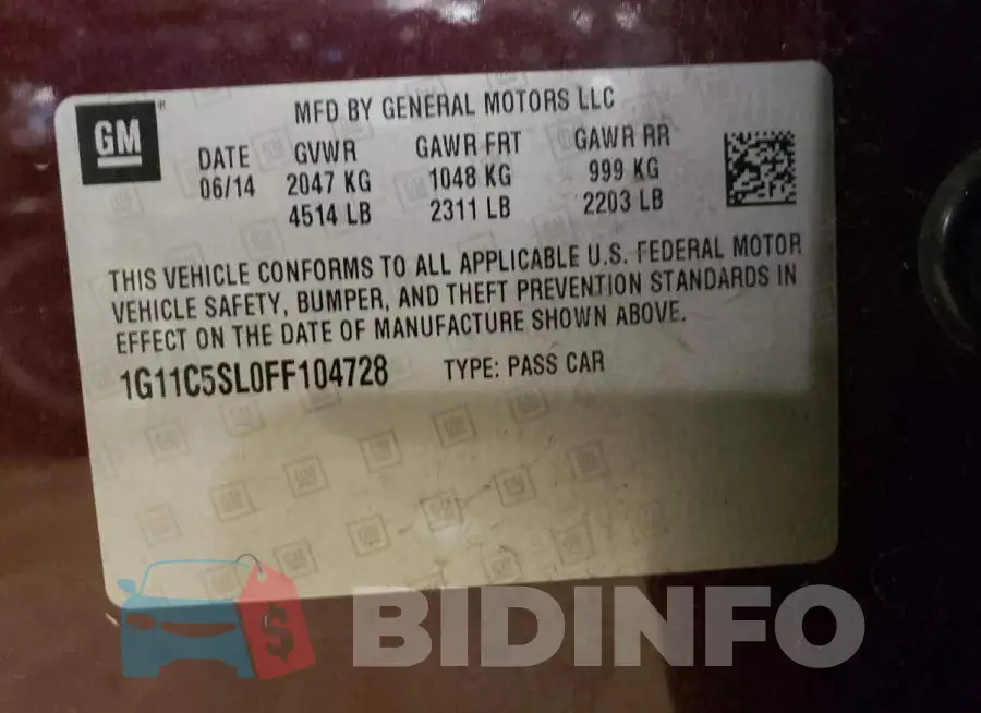 1G11C5SL0FF104728 Photo# 12
