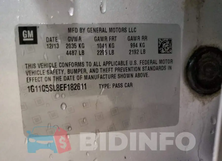 1G11C5SL8EF182611 Photo# 12