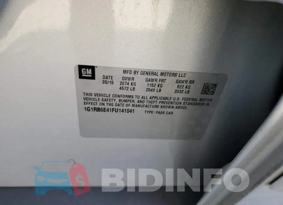 1G1RB6E41FU141041 Photo# 12