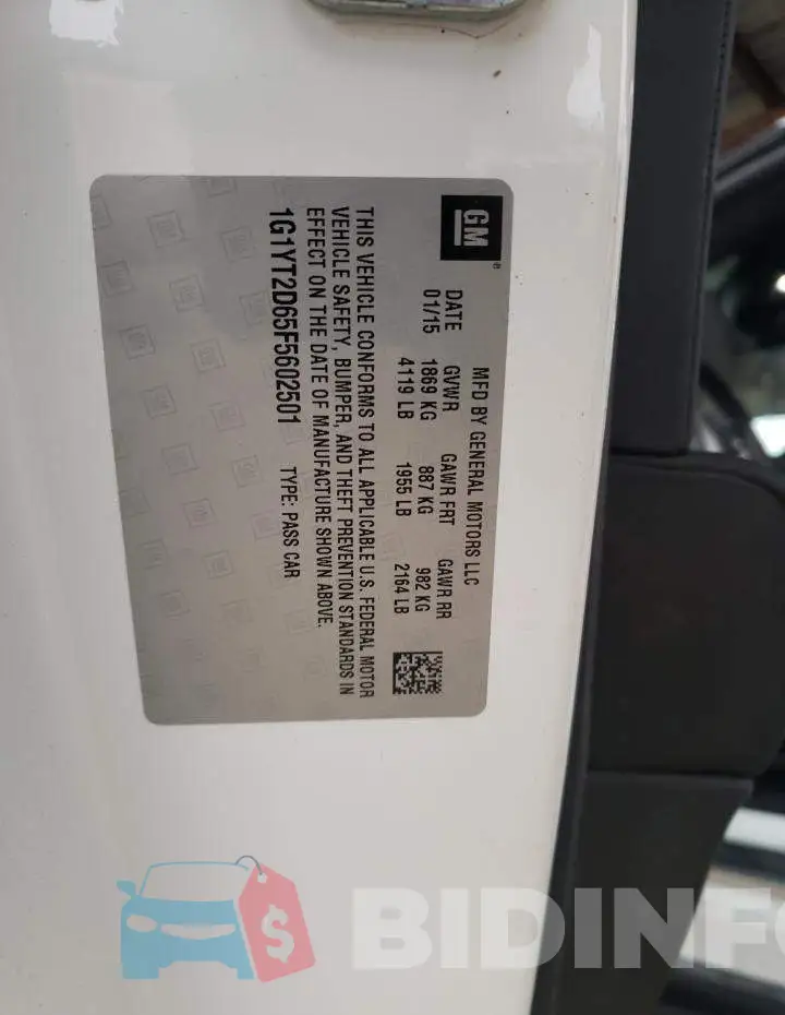 1G1YT2D65F5602501 Photo# 12