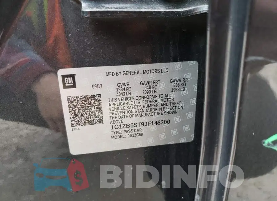 1G1ZB5ST9JF146300 Photo# 12