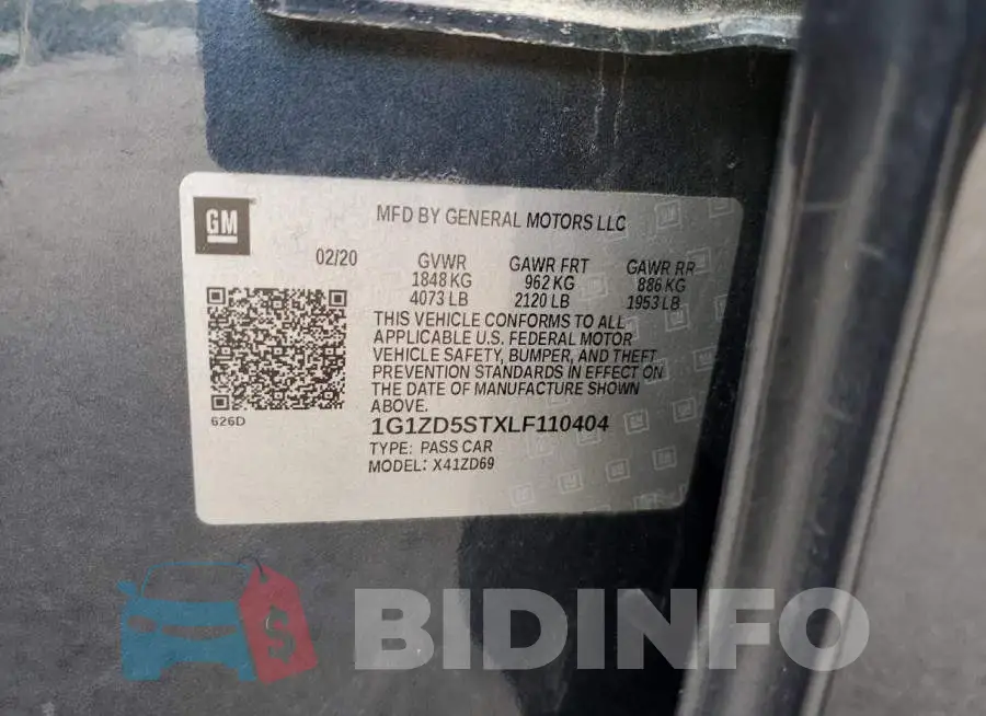 1G1ZD5STXLF110404 Photo# 12