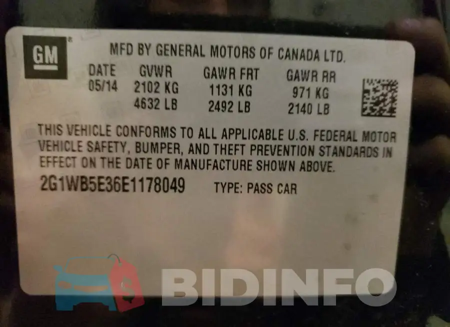 2G1WB5E36E1178049 Photo# 12