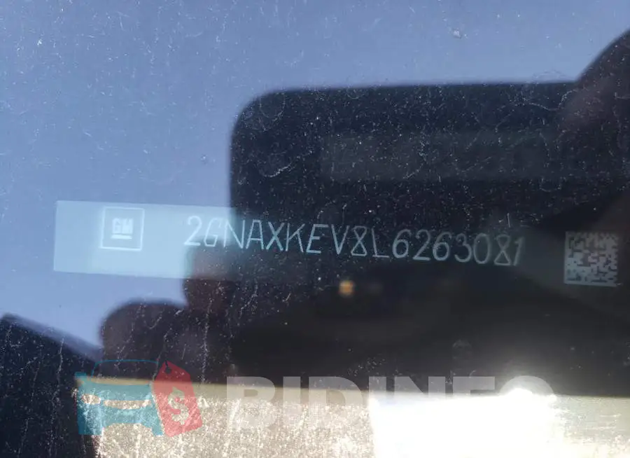 2GNAXKEV8L6263081 Photo# 10