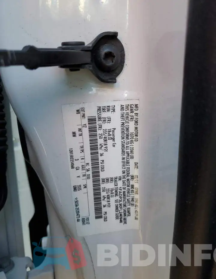 1FADP3L90FL240946 Photo# 10
