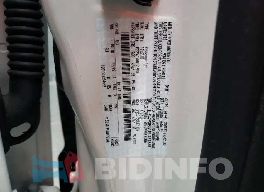 1FADP3R41FL232835 Photo# 12