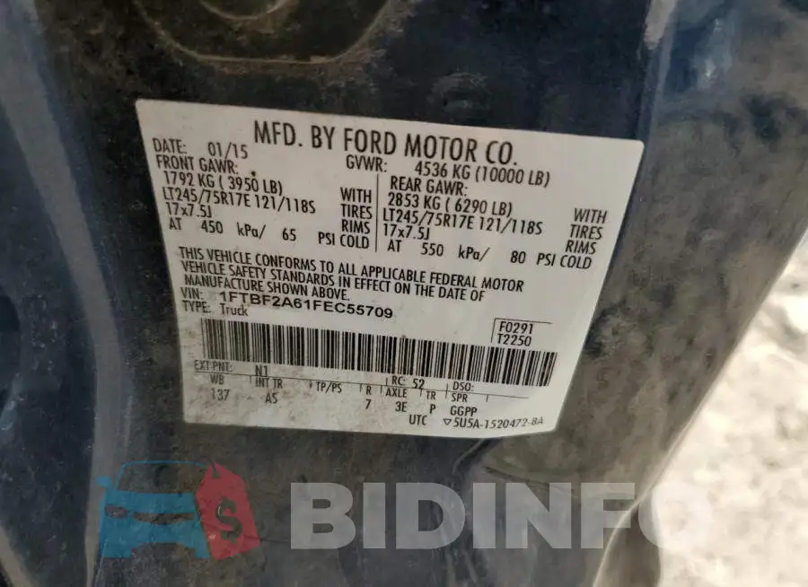 1FTBF2A61FEC55709 Photo# 12