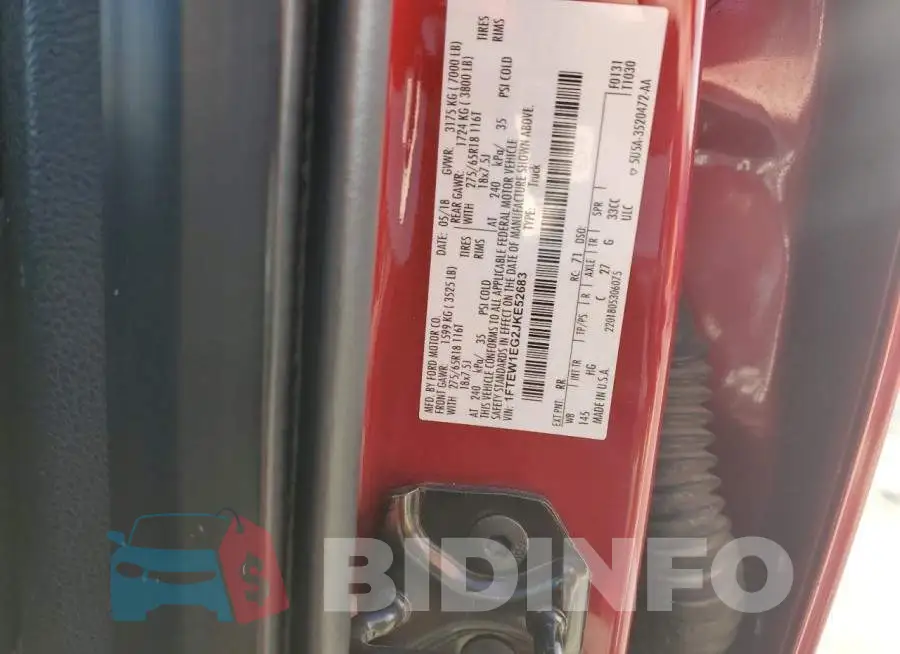 1FTEW1EG2JKE52683 Photo# 12