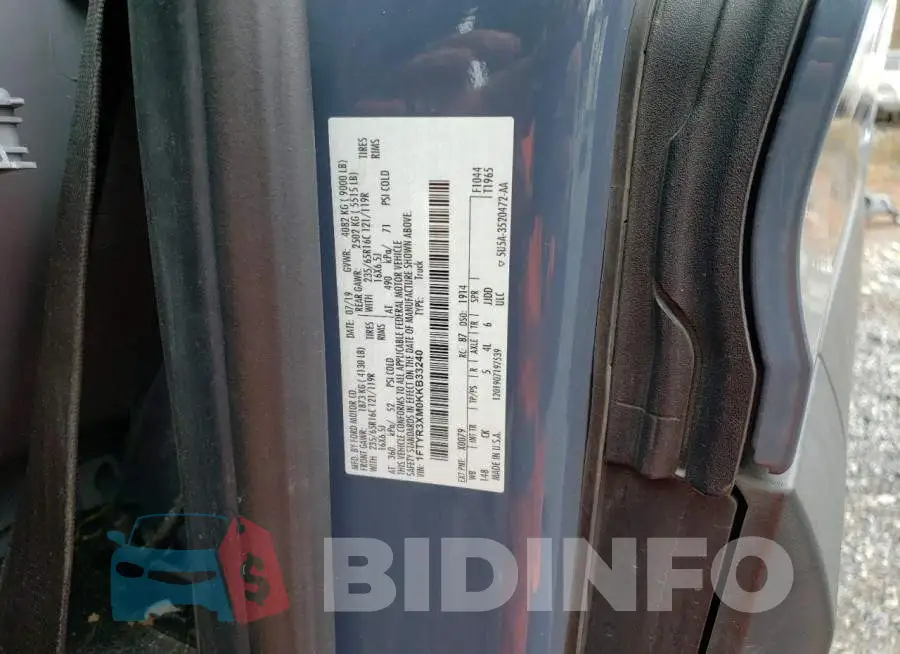 1FTYR3XM0KKB33240 Photo# 14