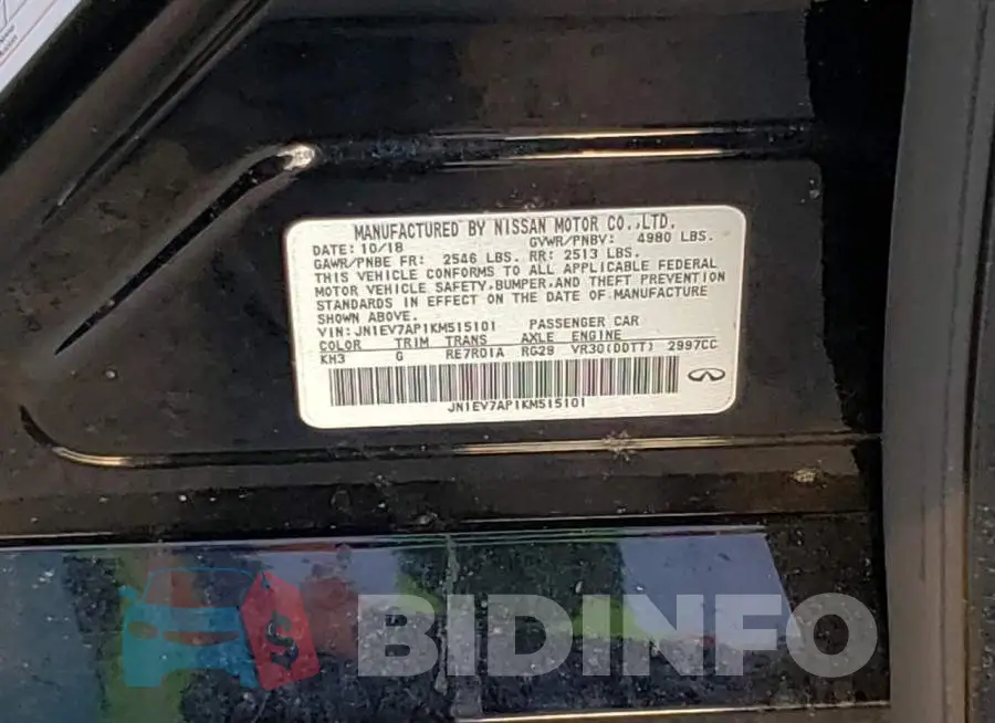 JN1EV7AP1KM515101 Photo# 10